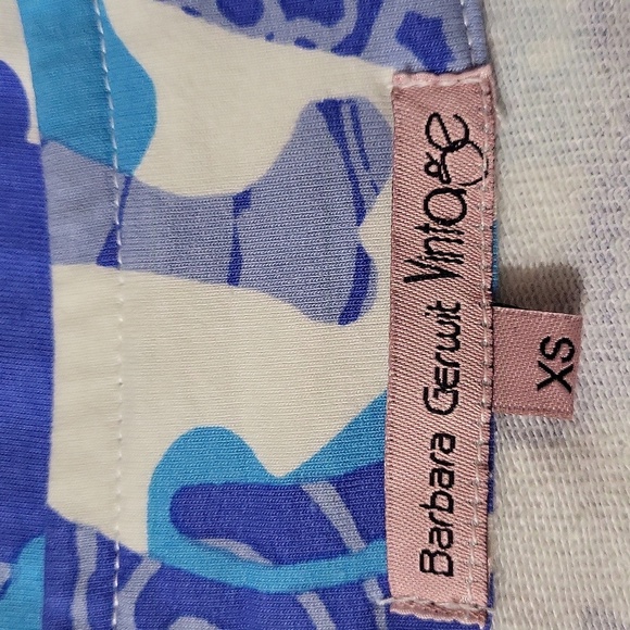 Barbara Gerwit Womens XS Full Zip Resort Jacket- Micro Terricloth - Nautical - Picture 2 of 7